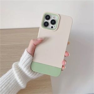Matte silicone phone case for iPhone 13 pro 3 piece case